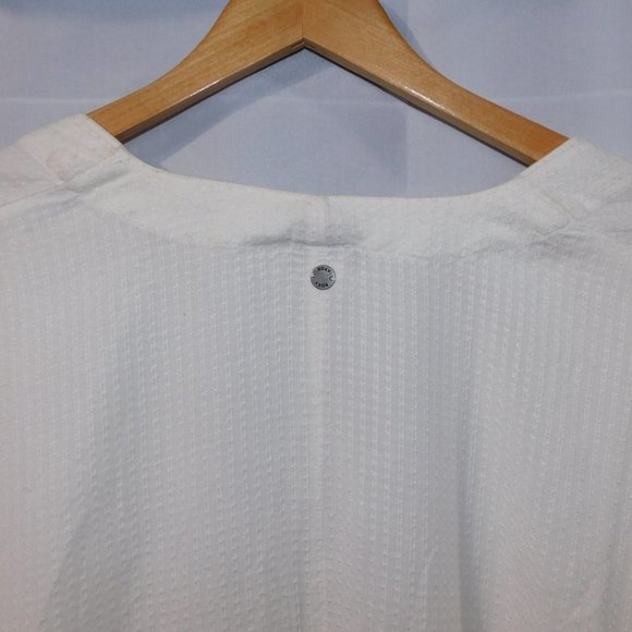 ROXY Womens M /  L White BOHO Shawl Cardigan Tassel - Picture 9 of 12
